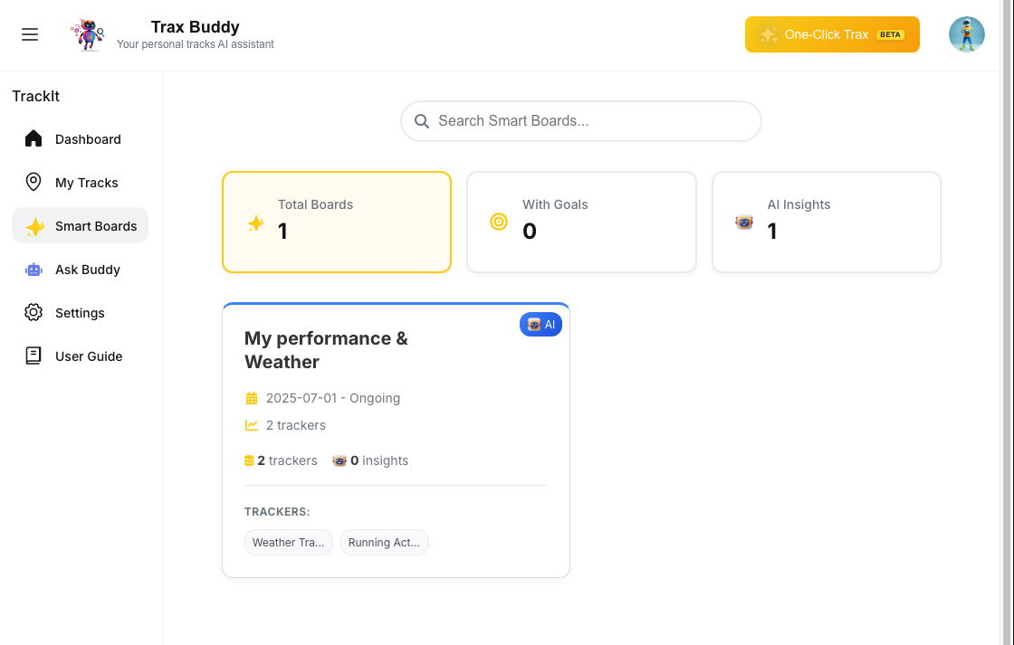 Trax Buddy - Universal AI-Powered Data Logging & Tracking Platform